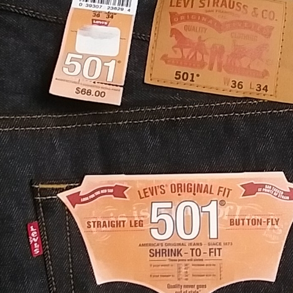 Levi's 501s Original fit Shrink-to-fit - Picture 1 of 7